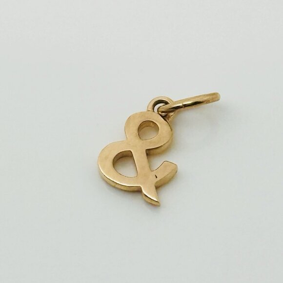 Tiffany Rose Gold Ampersand & Sign in 18K Yellow Gold - Picture 2 of 5